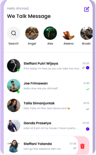 Página de Facebook integrada